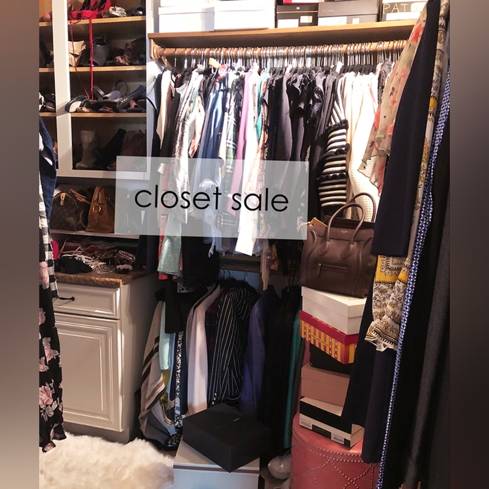 LIVE LISTING FOR CLOSET SALE